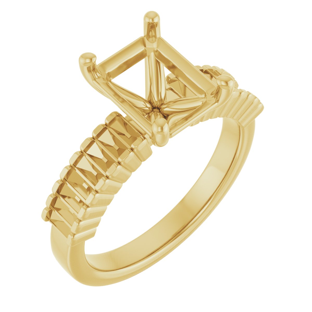 Accented Engagement Ring