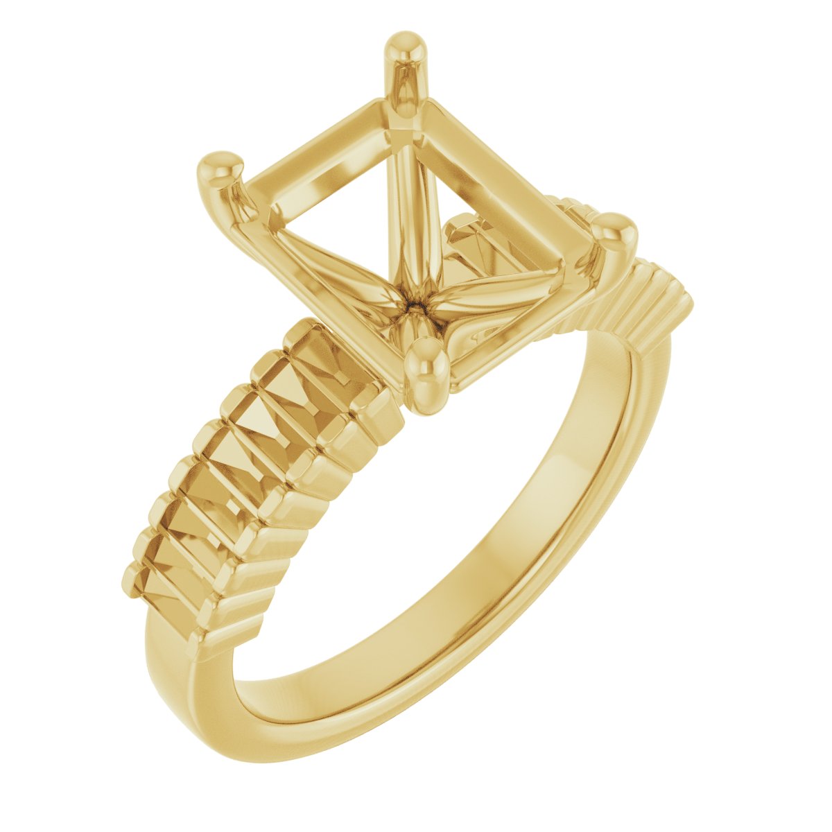 Accented Engagement Ring