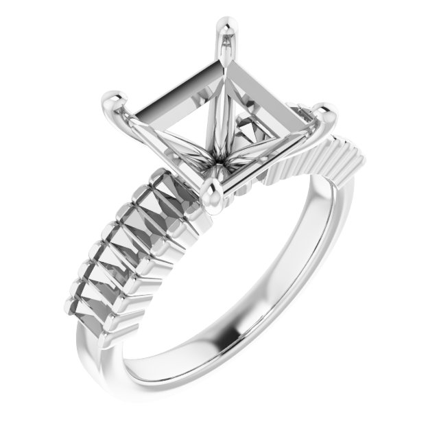 Accented Engagement Ring