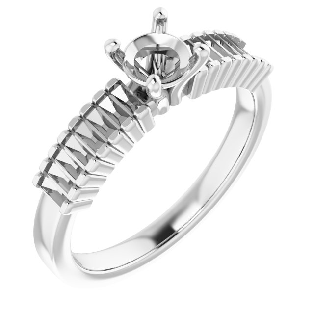 Accented Engagement Ring
