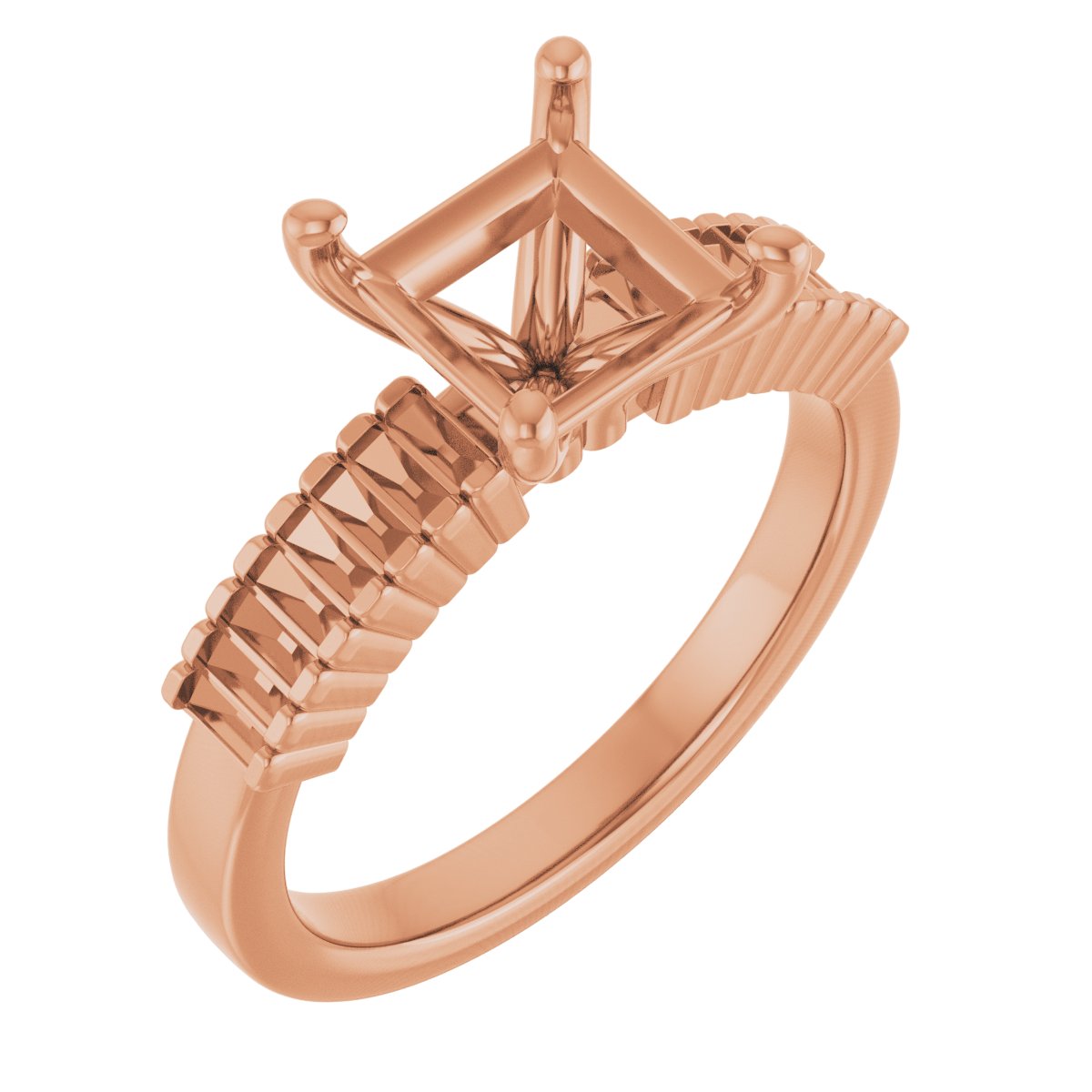 Accented Engagement Ring