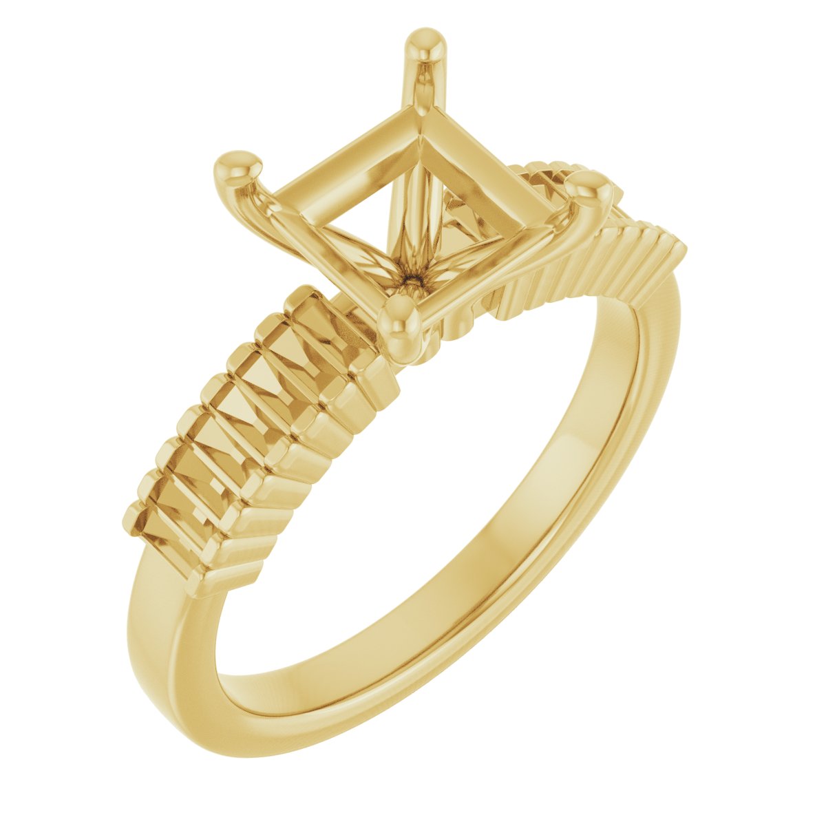 Accented Engagement Ring