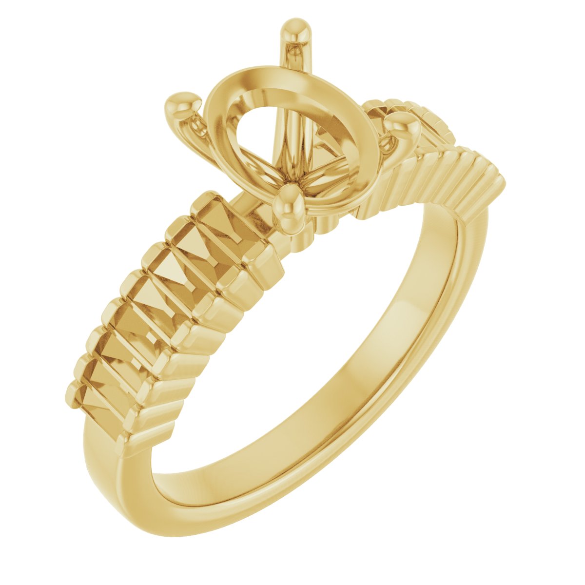 Accented Engagement Ring