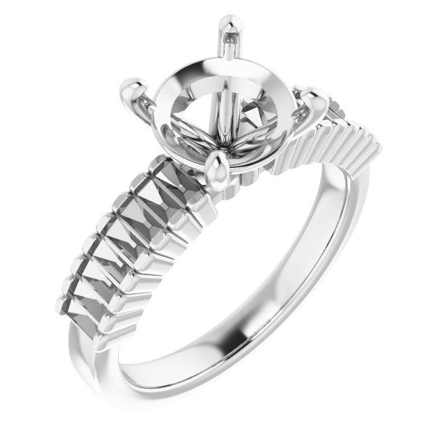 Accented Engagement Ring
