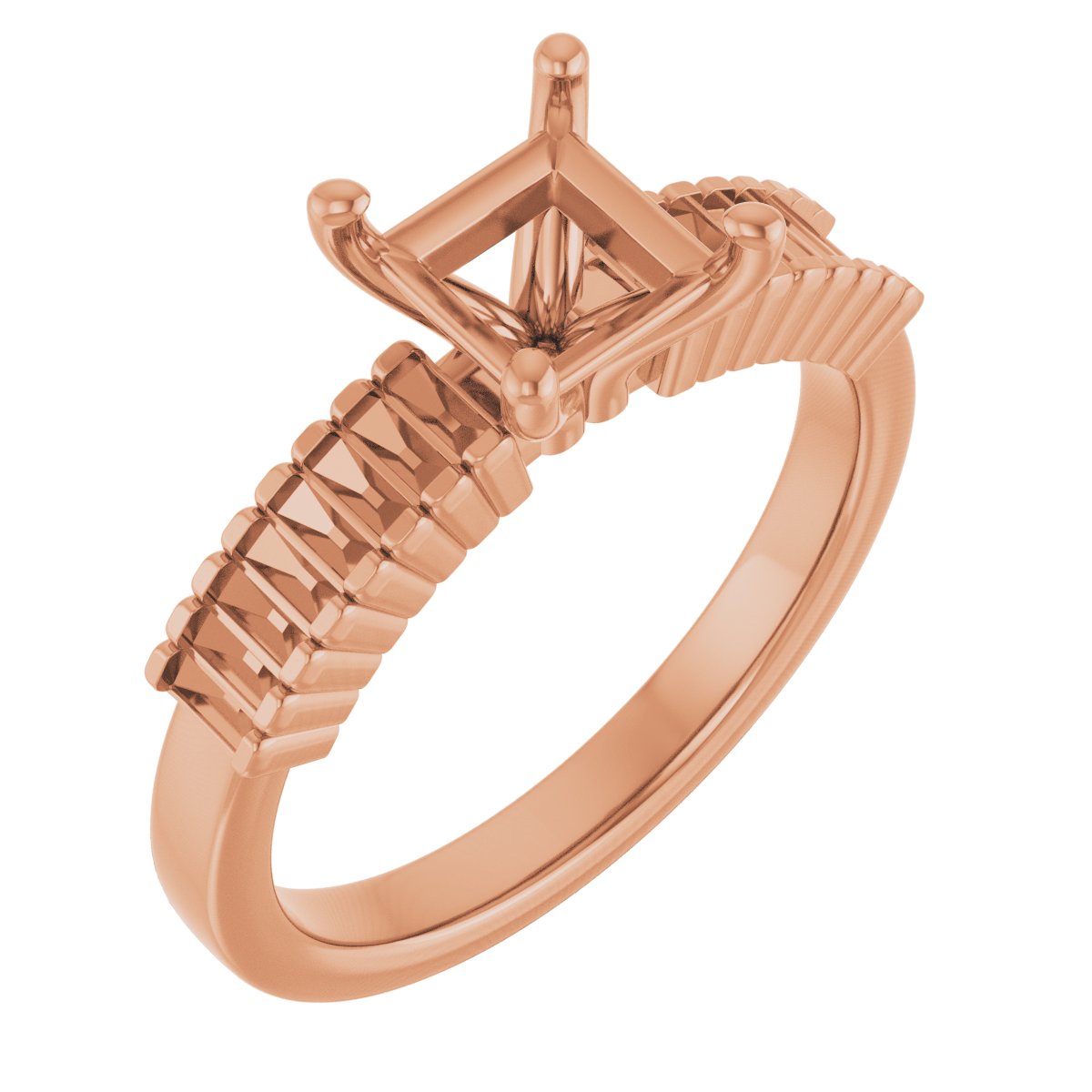 Accented Engagement Ring