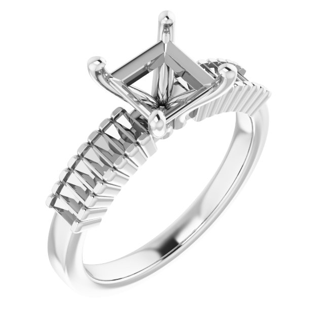 Accented Engagement Ring