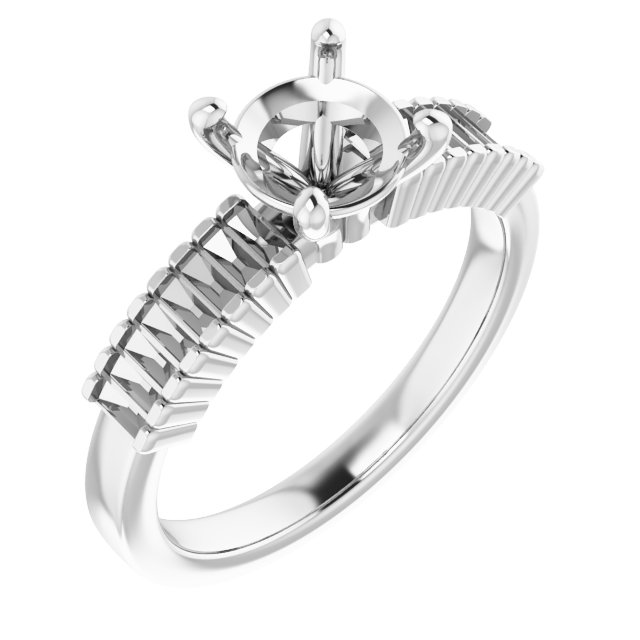 Accented Engagement Ring