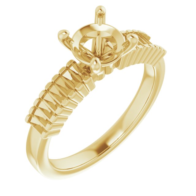 Accented Engagement Ring