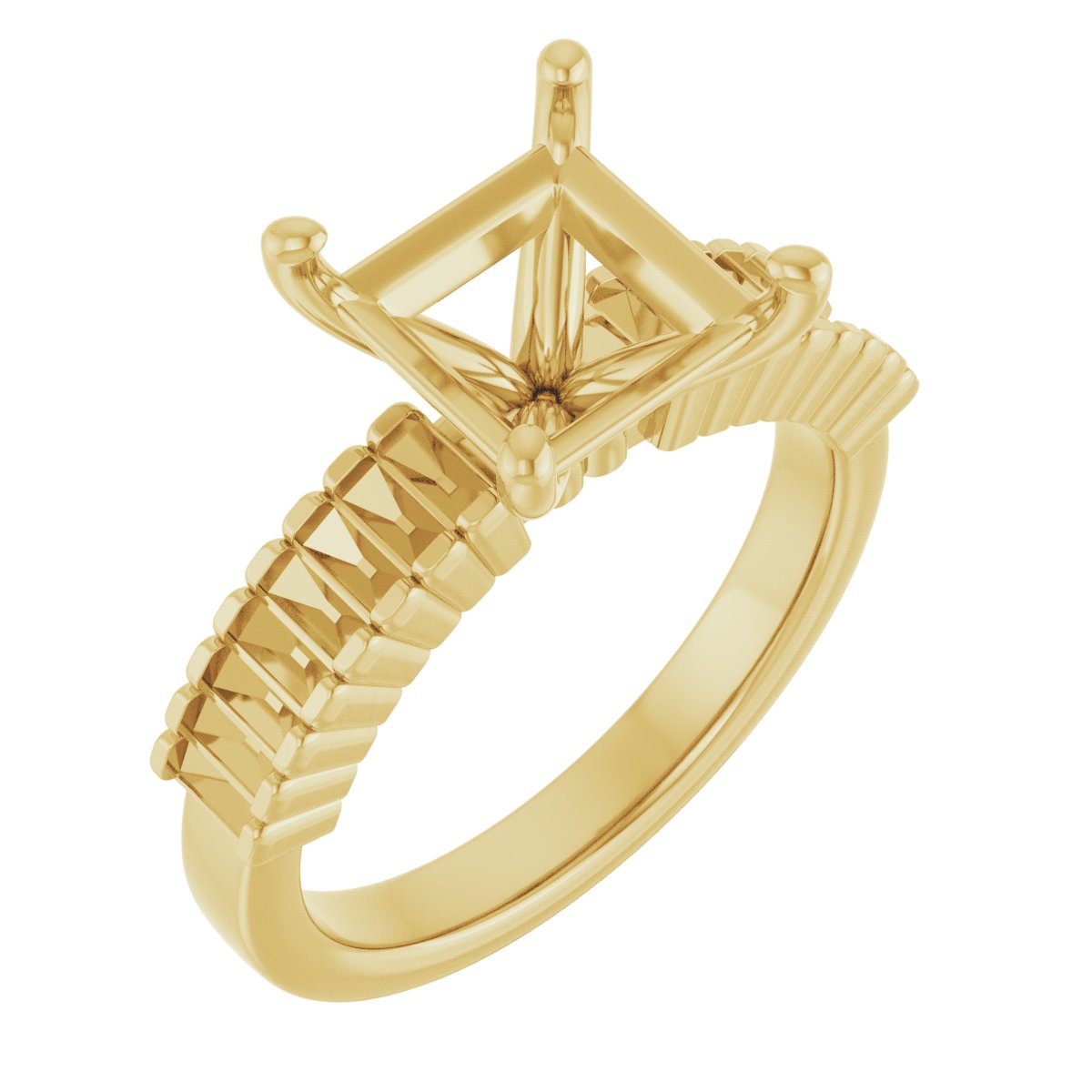 Accented Engagement Ring