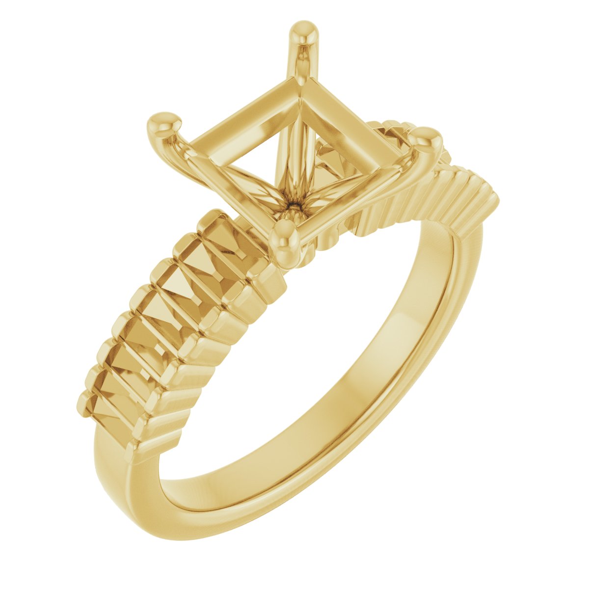 Accented Engagement Ring