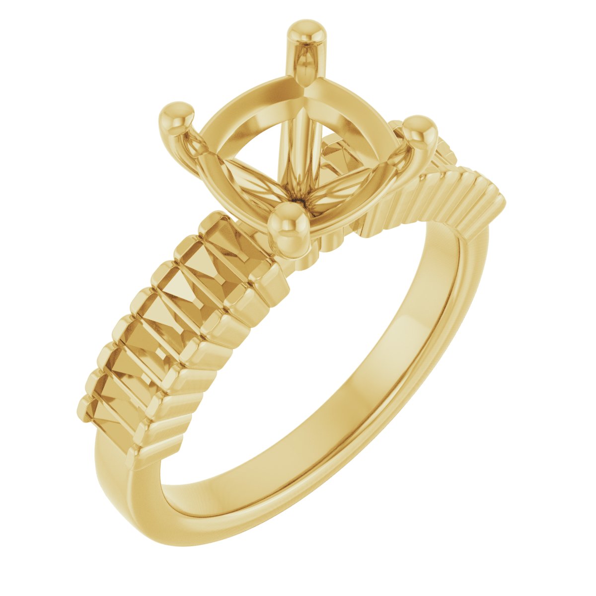 Accented Engagement Ring