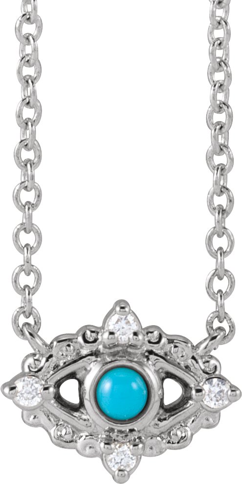 Evil Eye Necklace or Center
