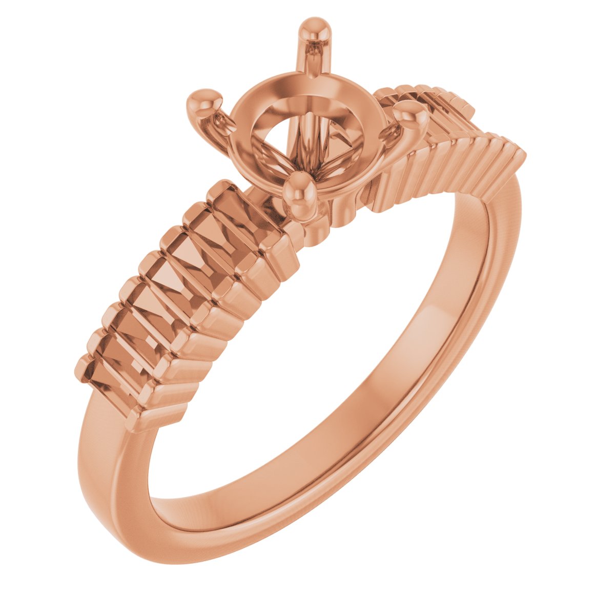 Accented Engagement Ring