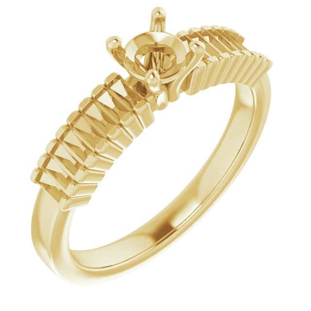 Accented Engagement Ring