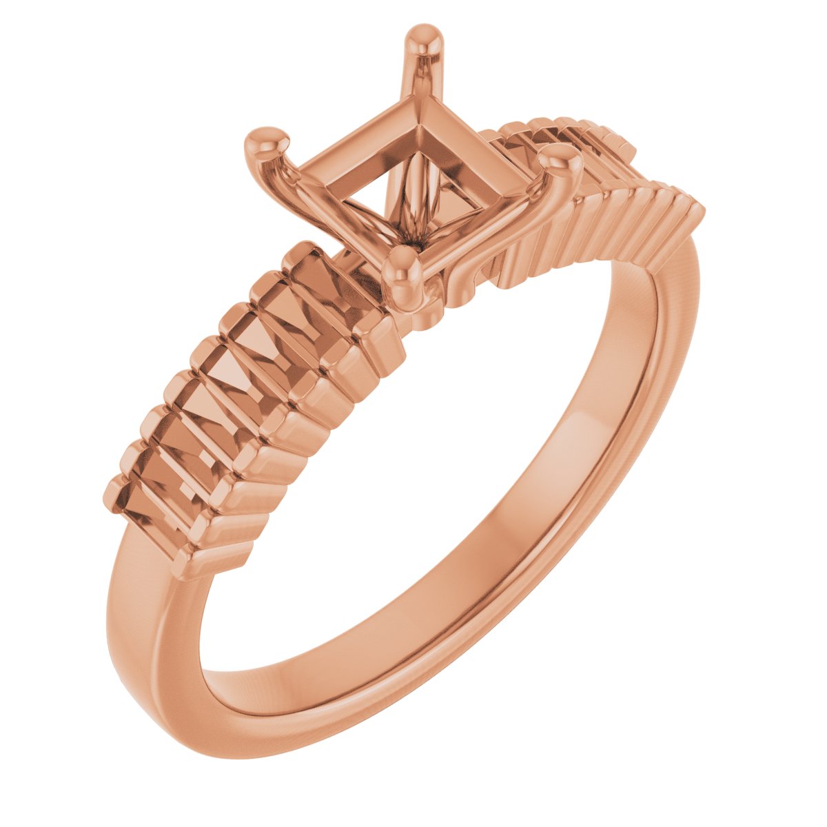 Accented Engagement Ring