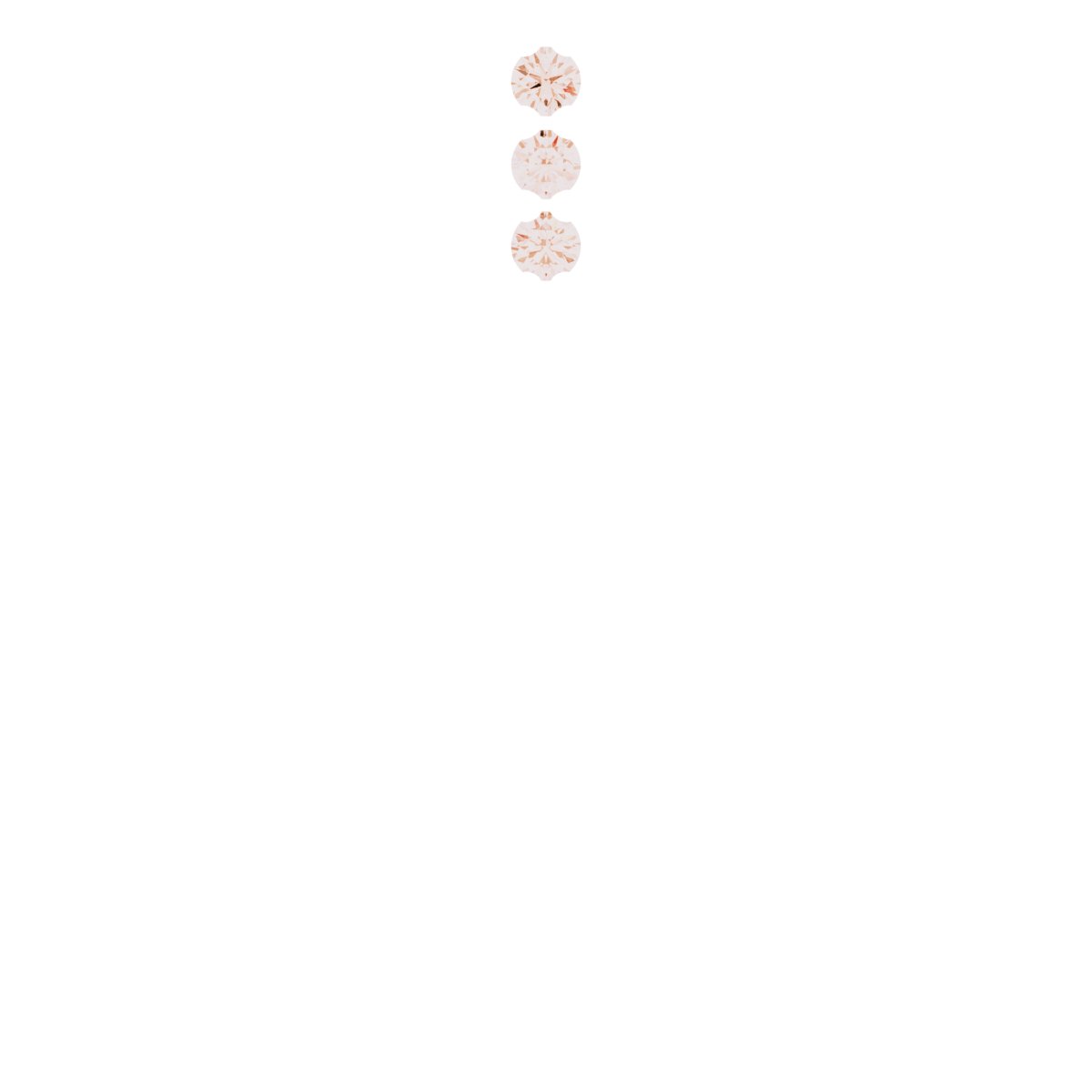 14K Rose Gold 1/2 CTW Lab-Grown Diamond Halo-Style Pendant