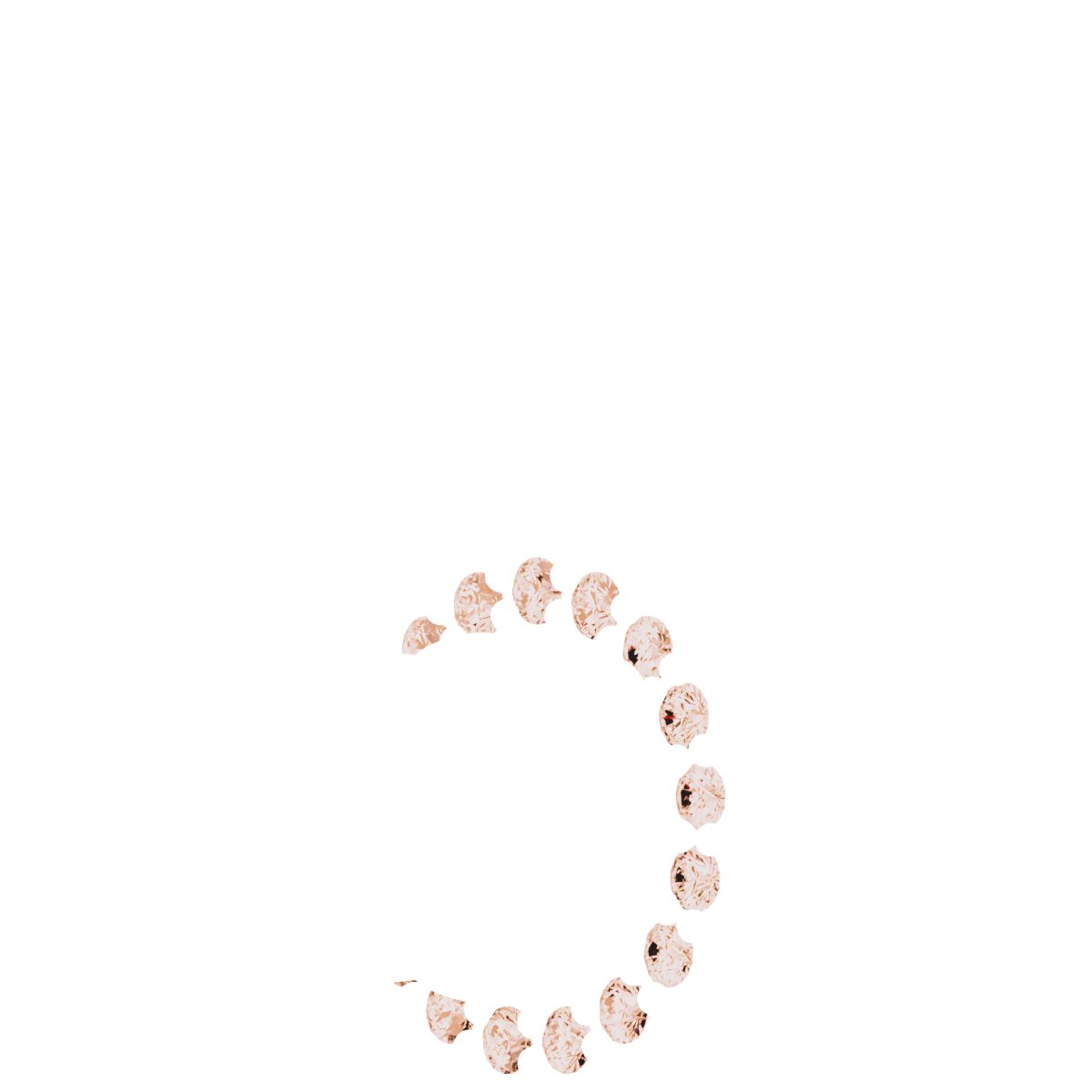 14K Rose Gold 5/8 CTW Lab-Grown Diamond Halo-Style Pendant
