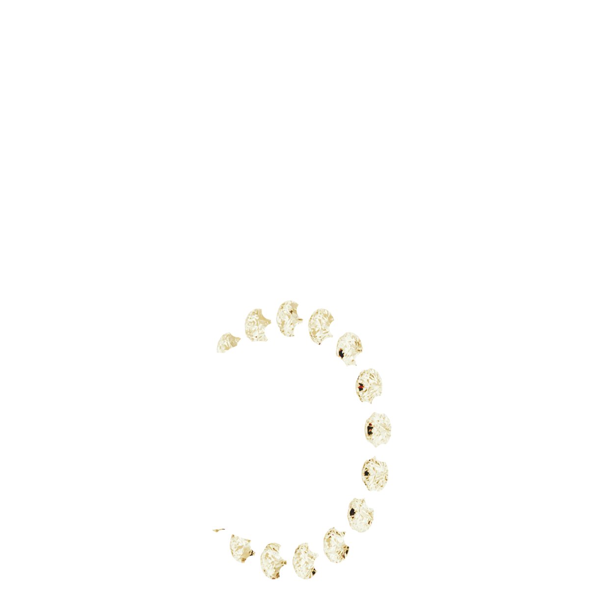 14K Yellow Gold 5/8 CTW Lab-Grown Diamond Halo-Style Pendant