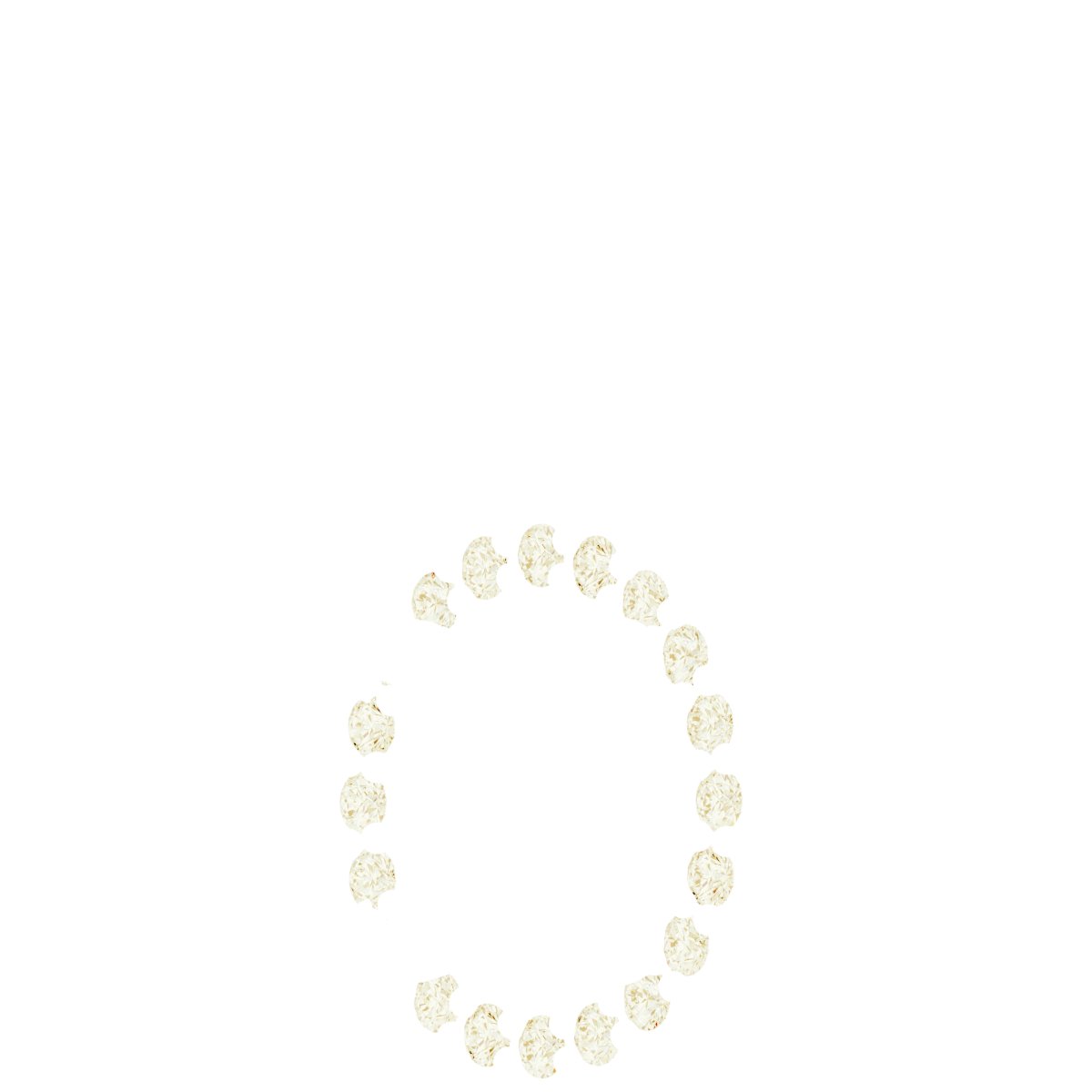 14K Yellow Gold 1 1/8 CTW Lab-Grown Diamond Halo-Style Pendant
