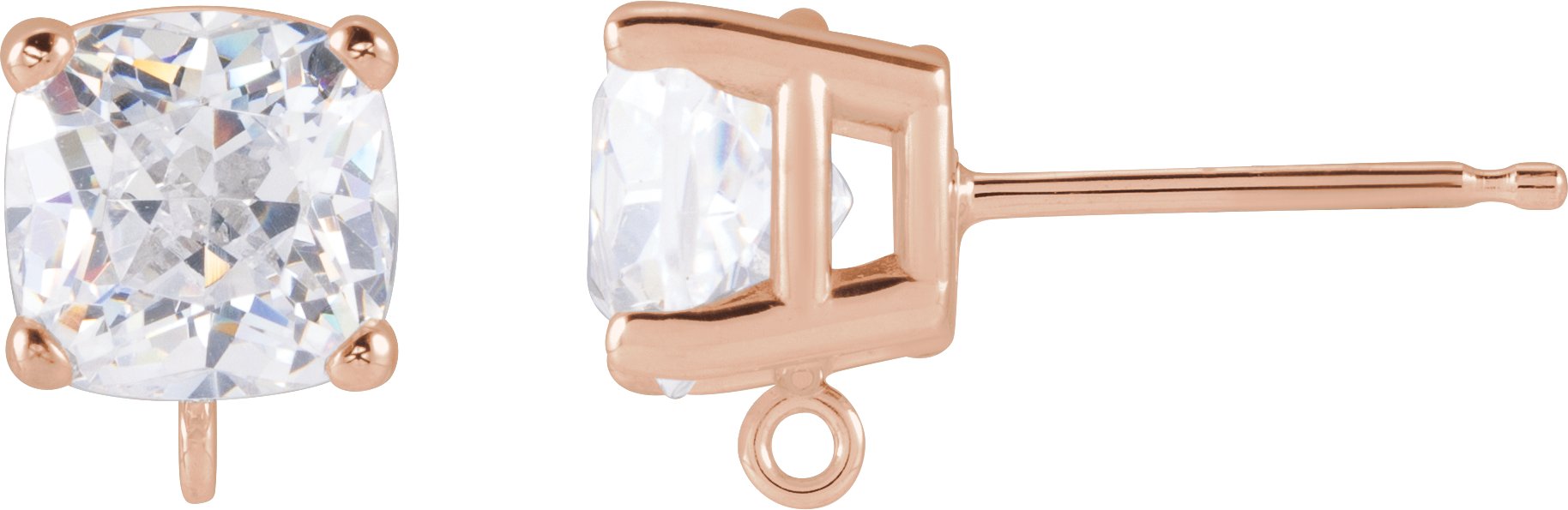 Basket Stud Earring Top