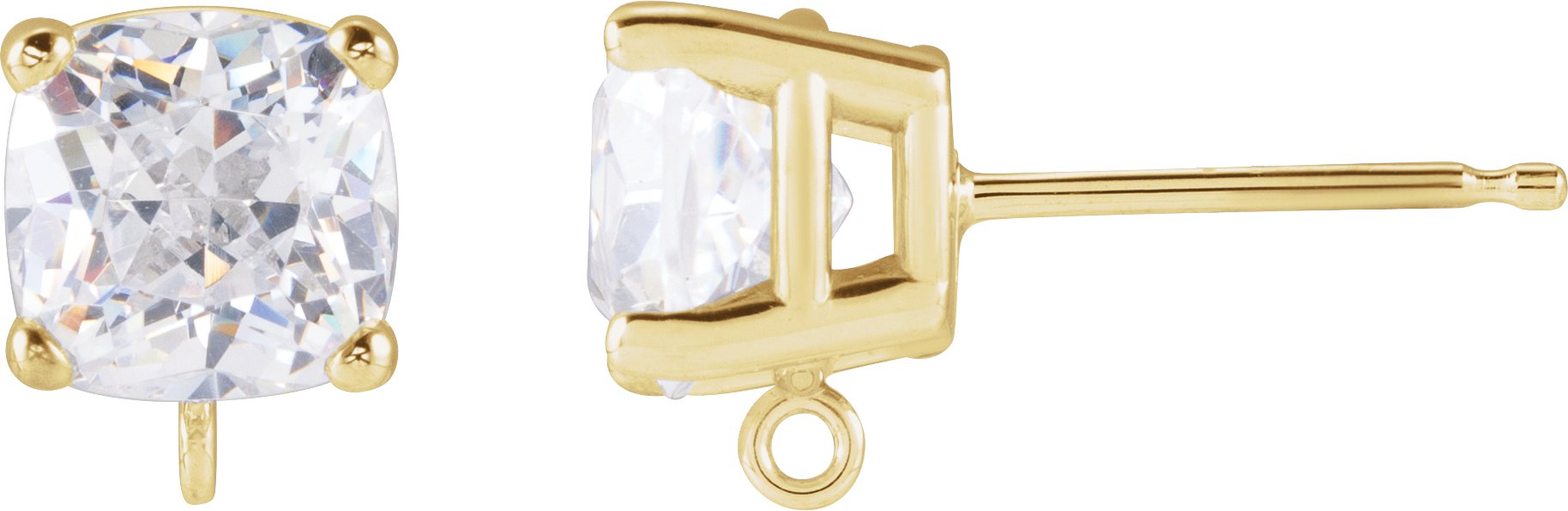 Basket Stud Earring Top