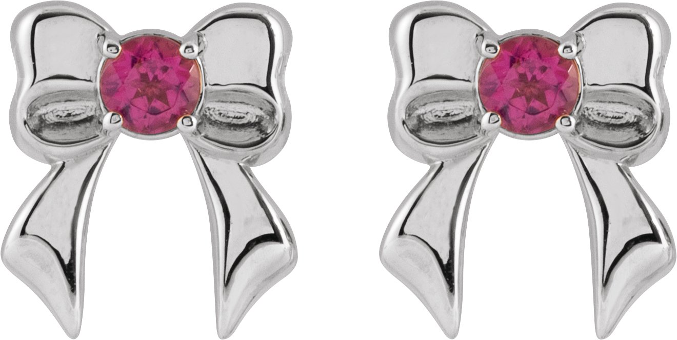 Alternative view of Bow Stud Earrings