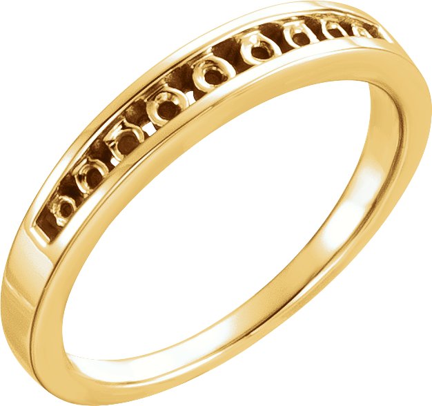Accented Engagement Ring or Band