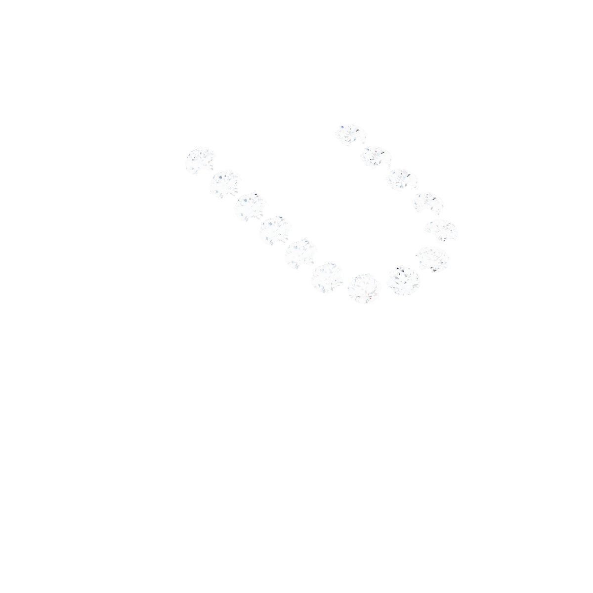 14k White Gold