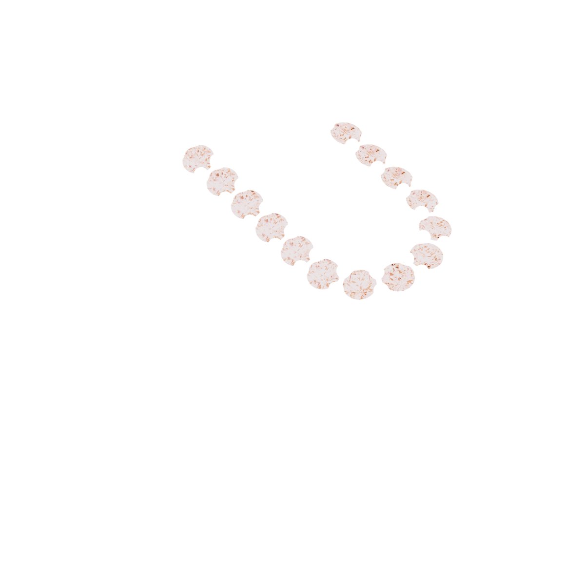 Accented Paperclip-Style Ring