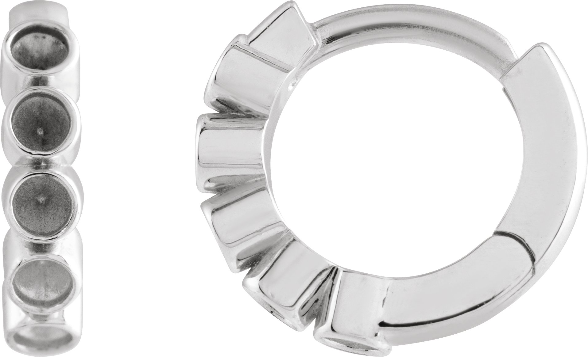 Hinged Hoop Earrings