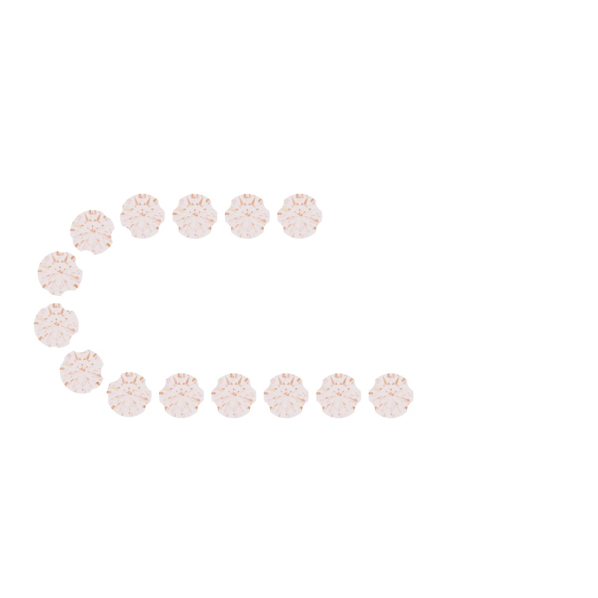 Accented Paperclip-Style Necklace or Center