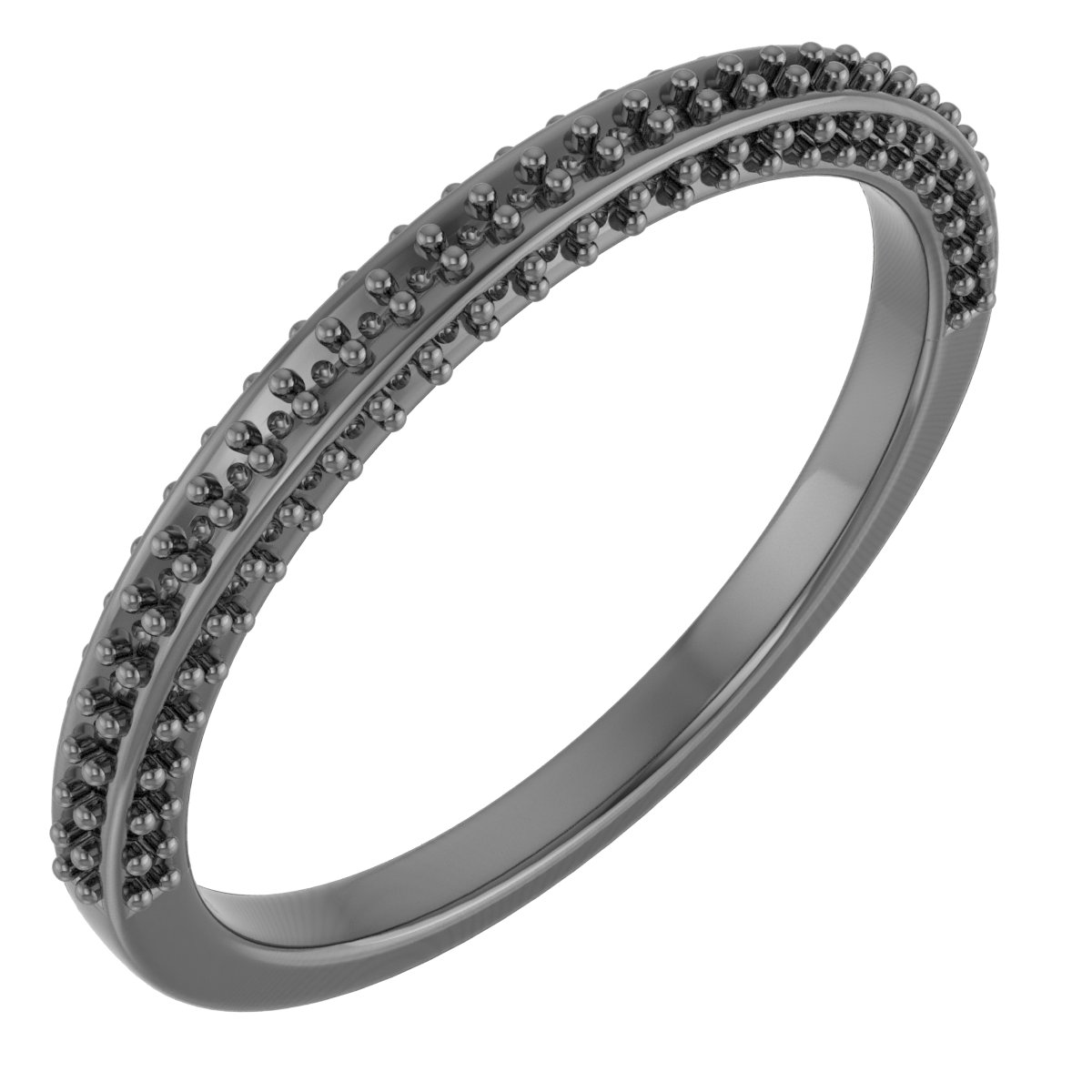 Band Mounting for 10 mm Asscher Ring