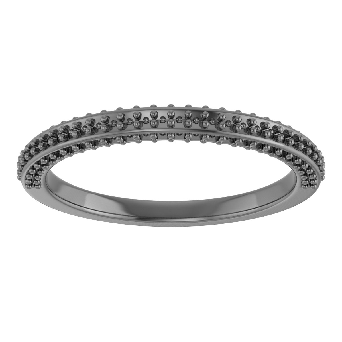 Band Mounting for 10 mm Asscher Ring view 3