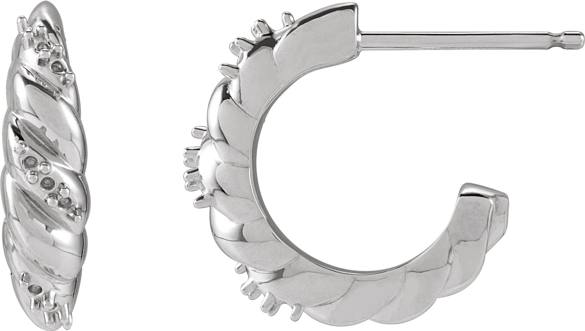 Accented Dome Earrings