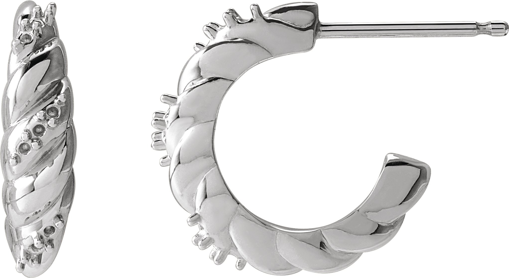 Accented Dome Earrings