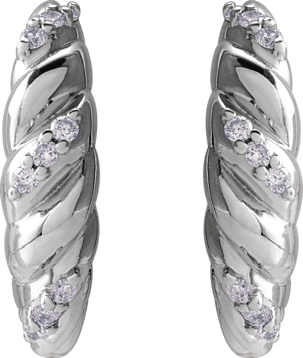 Alternative view of Accented Dome Earrings