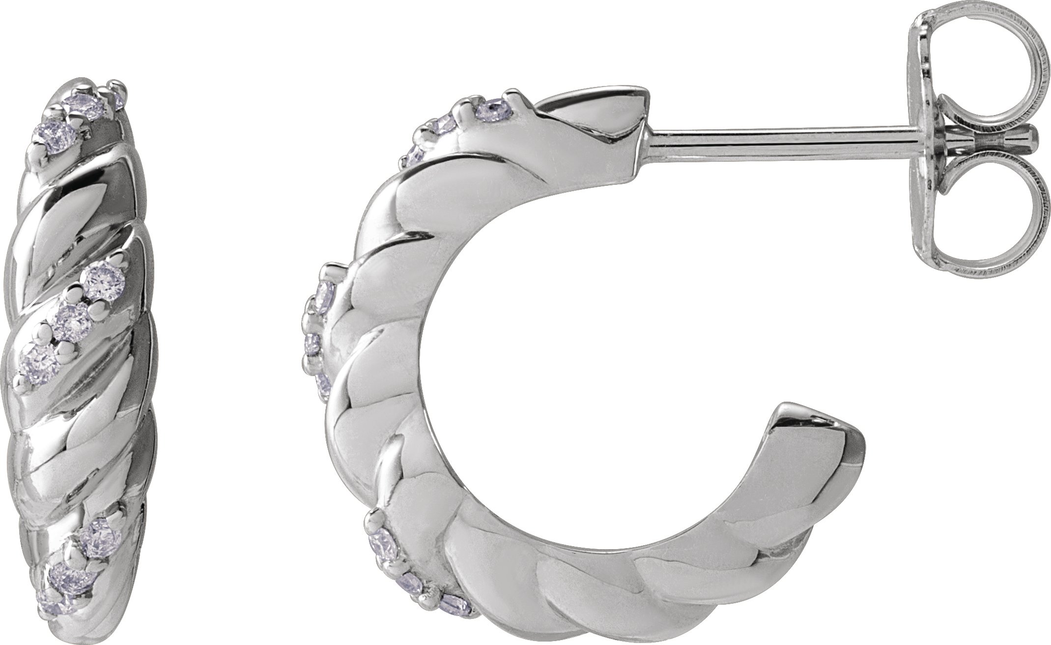 Accented Dome Earrings