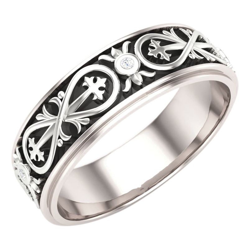 Sculptural Infinity-Inspired Band