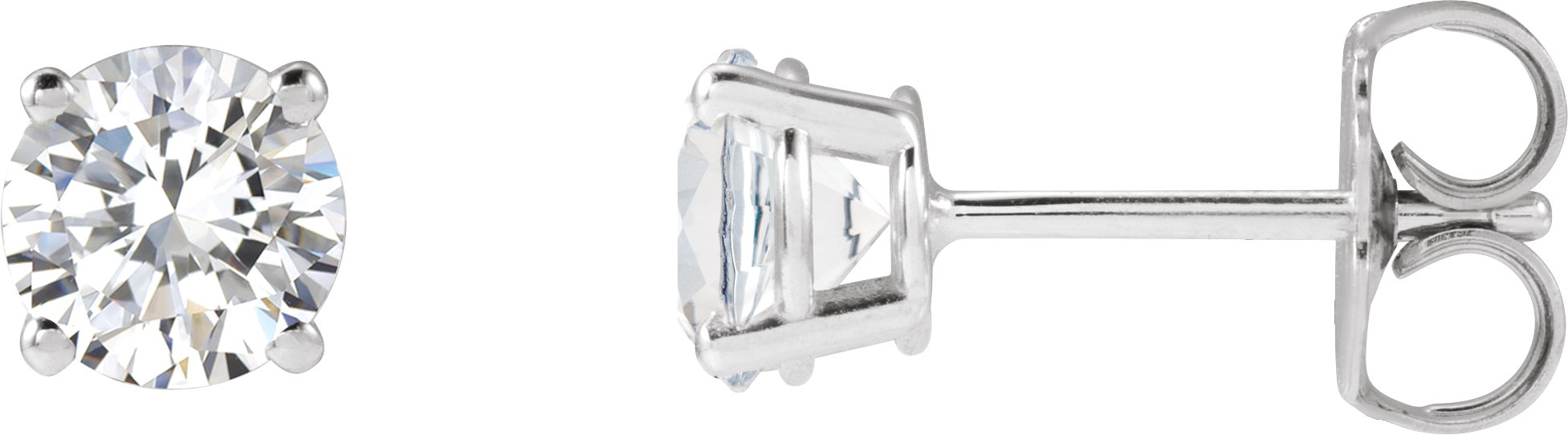 14K White Gold 1ctw Lab Grown Diamond Studs