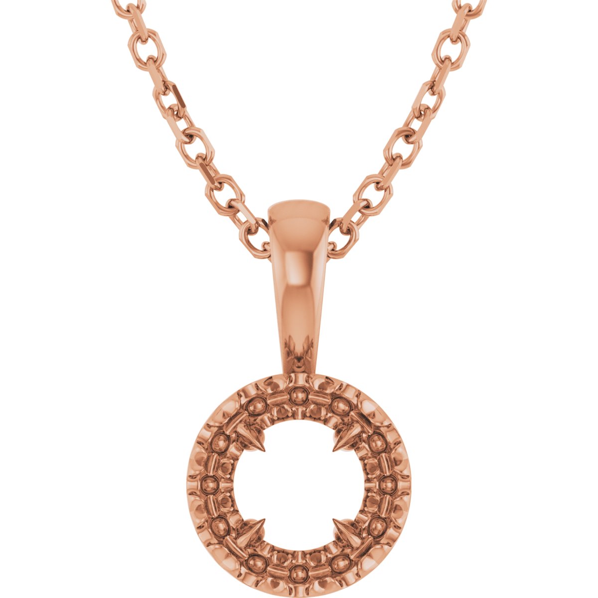 Halo-Style Necklace or Pendant