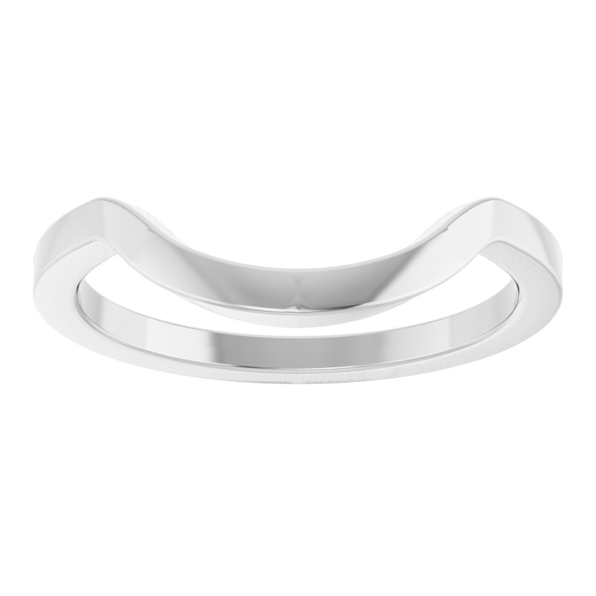 14K White Matching Band-3