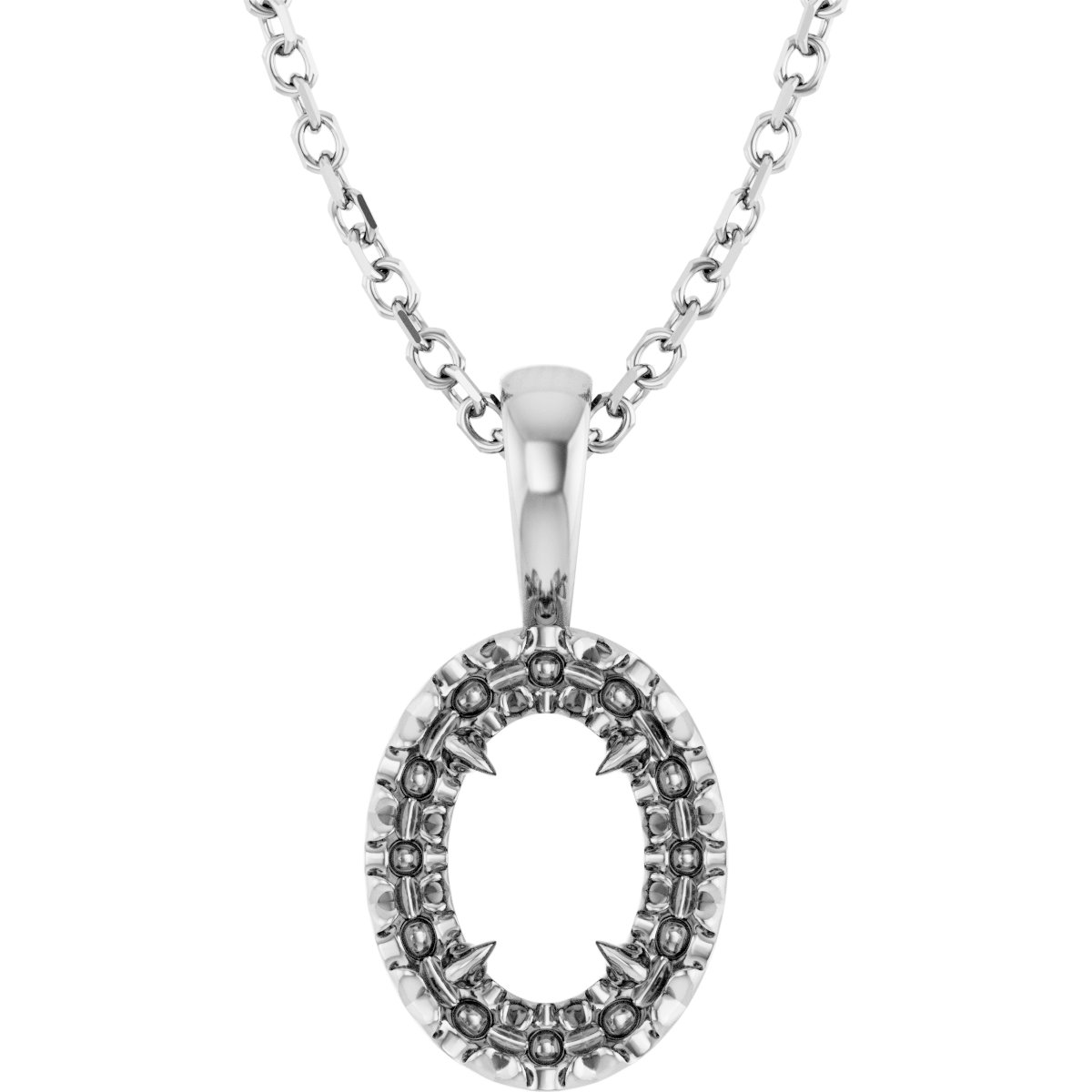 Halo-Style Necklace or Pendant