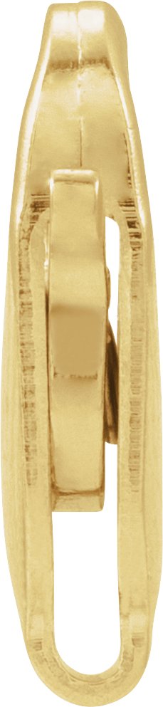 14K Yellow Gold 10.25x3.75 mm Standard Weight Lobster Clasp | Stuller