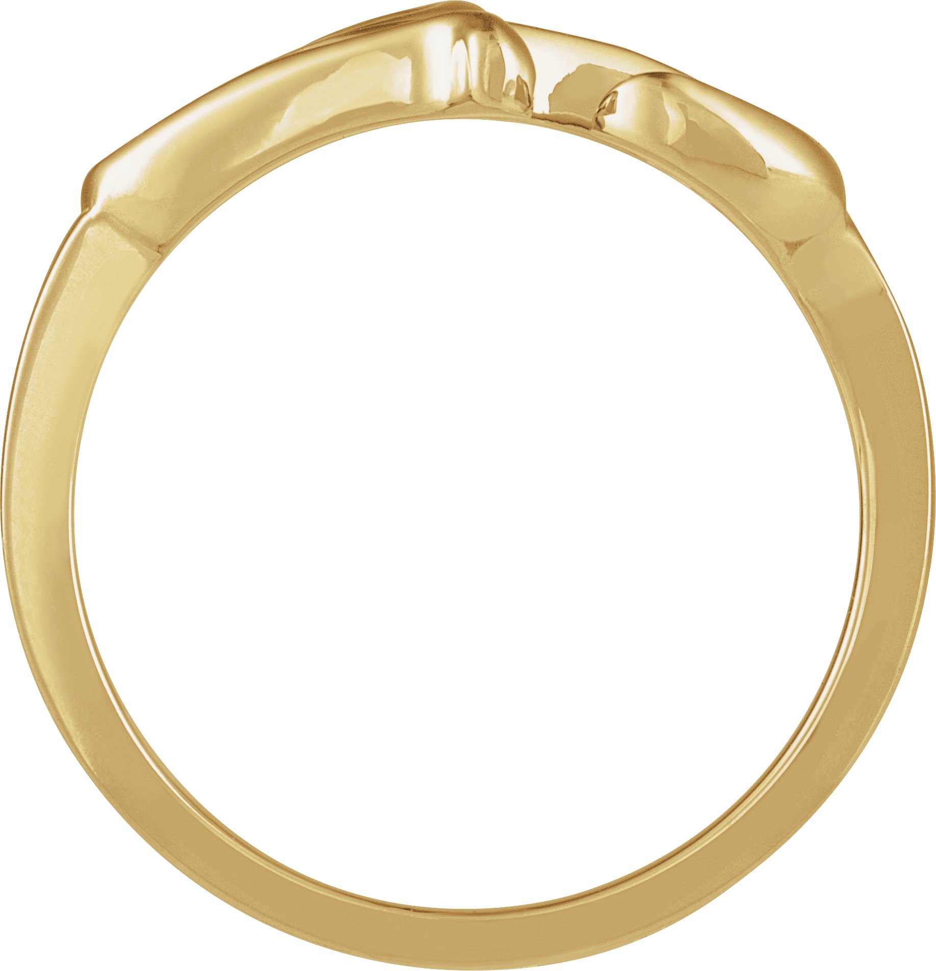 14K Yellow Freeform Ring