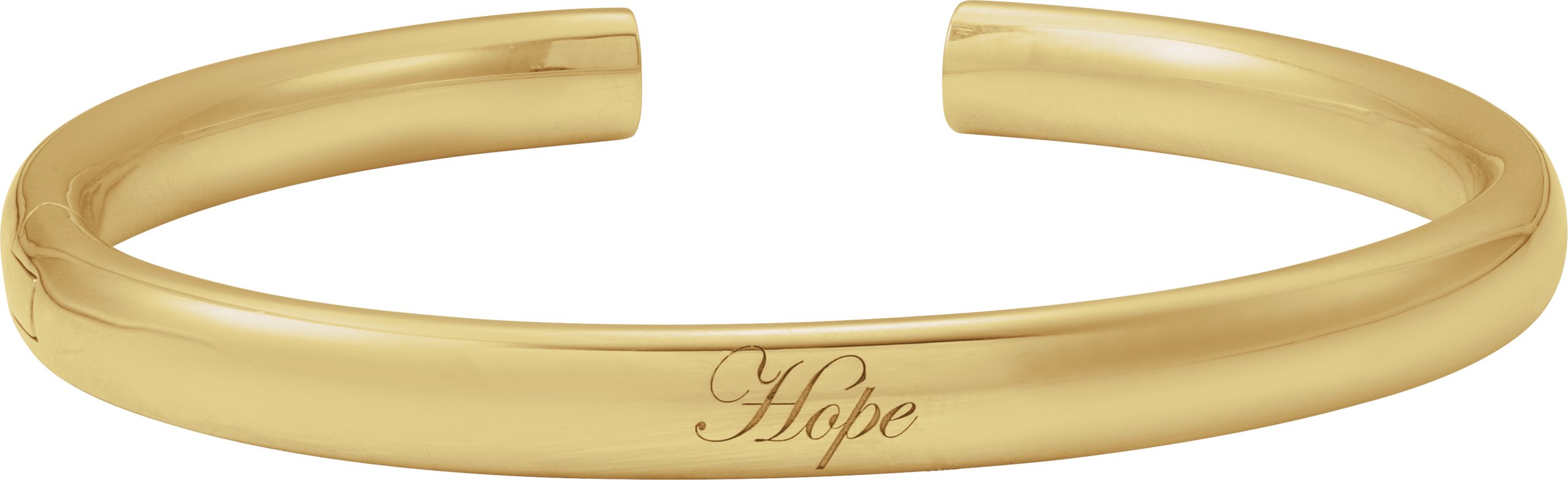 Engravable Hinged Cuff Bracelet