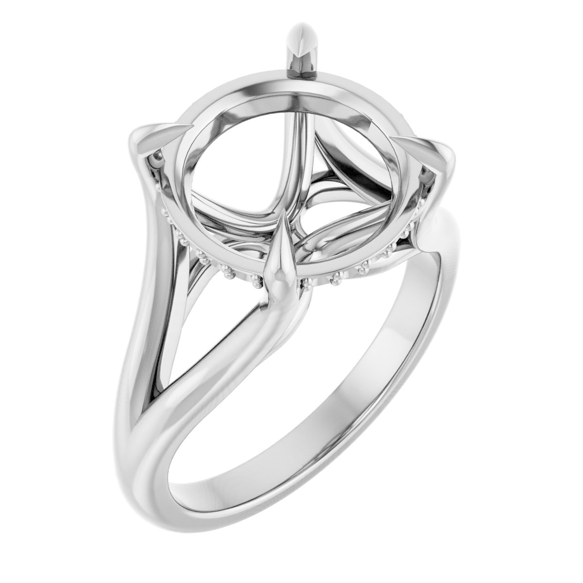 Accented Engagement Ring