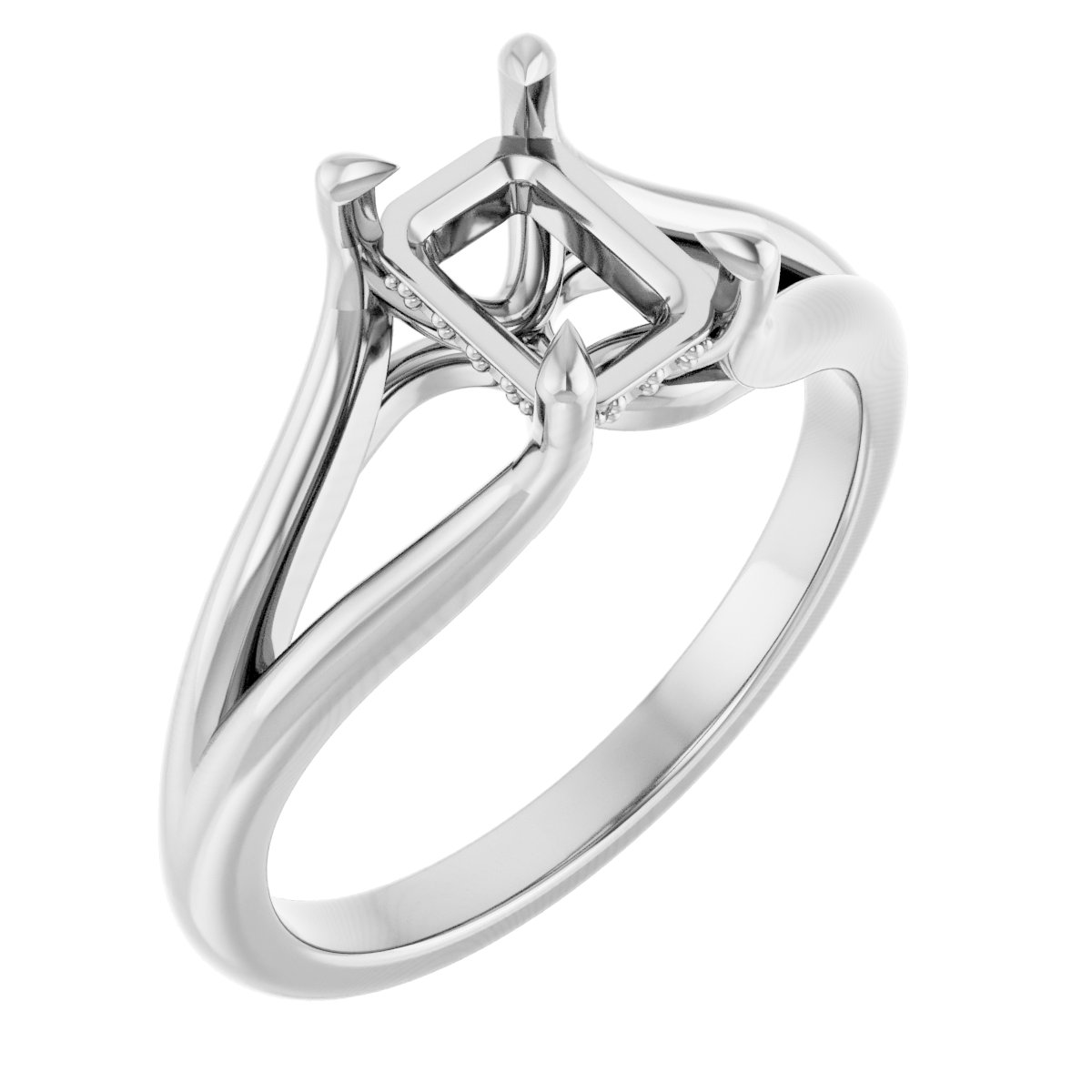 Accented Engagement Ring