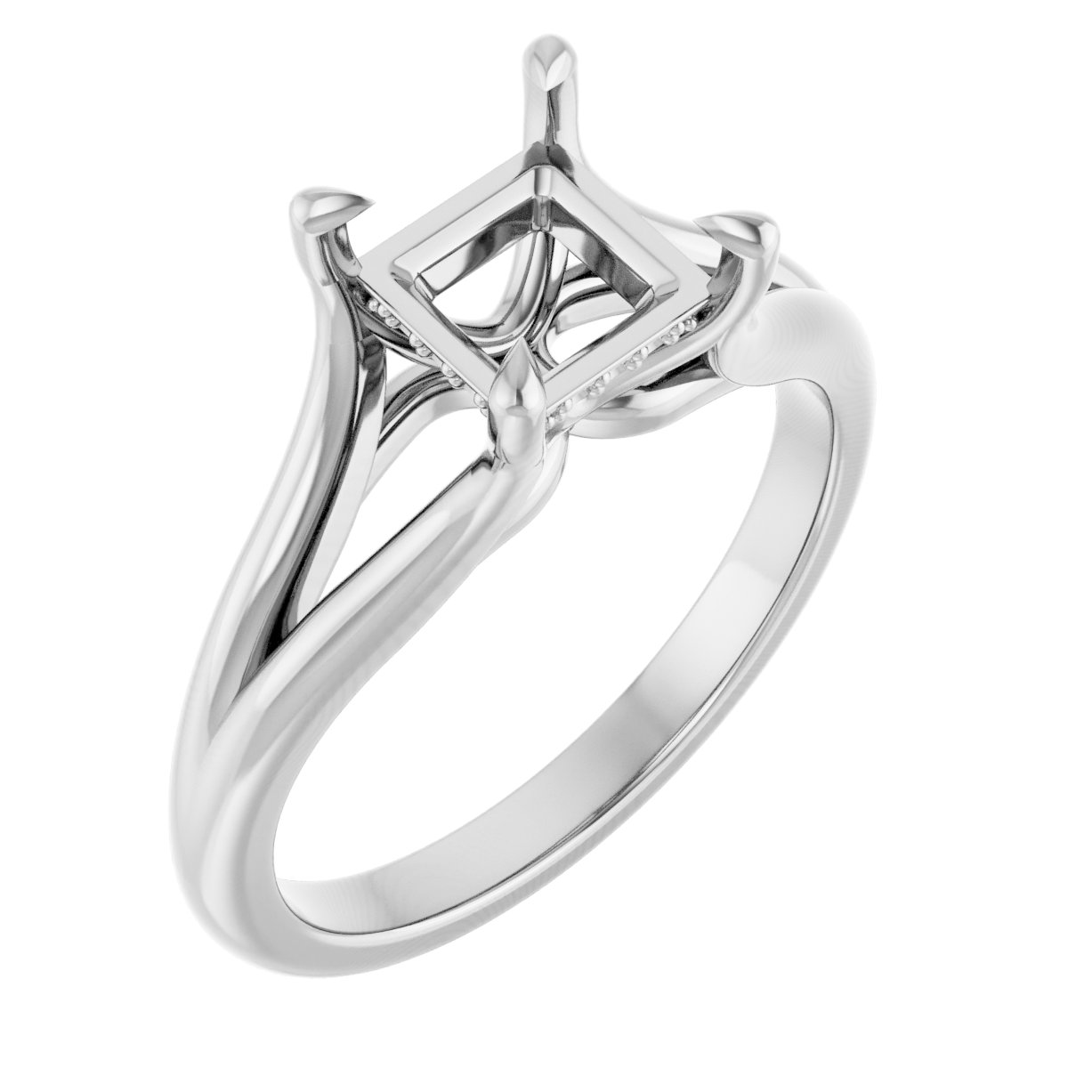 Accented Engagement Ring