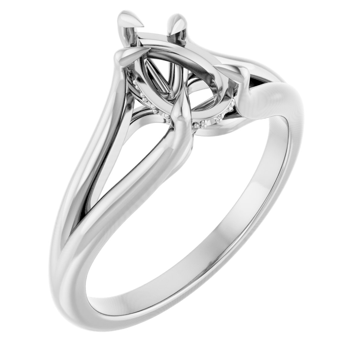 Accented Engagement Ring