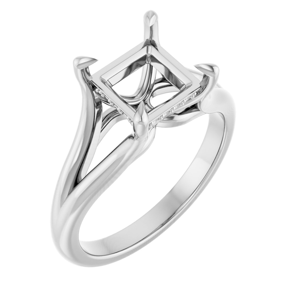 Accented Engagement Ring